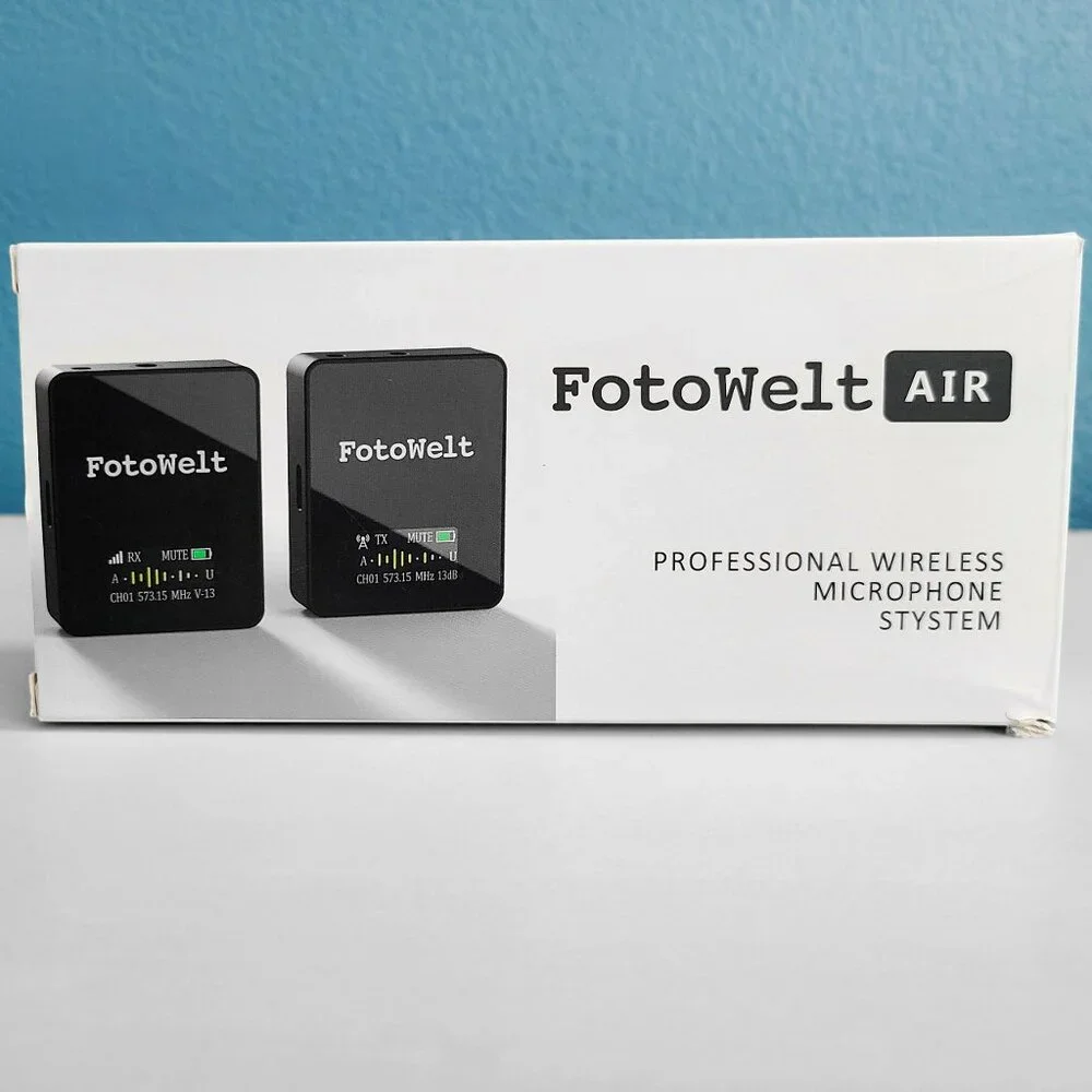 FotoWelt AIR ~ Wireless Microphone System ~ NWOT ~ Excellent